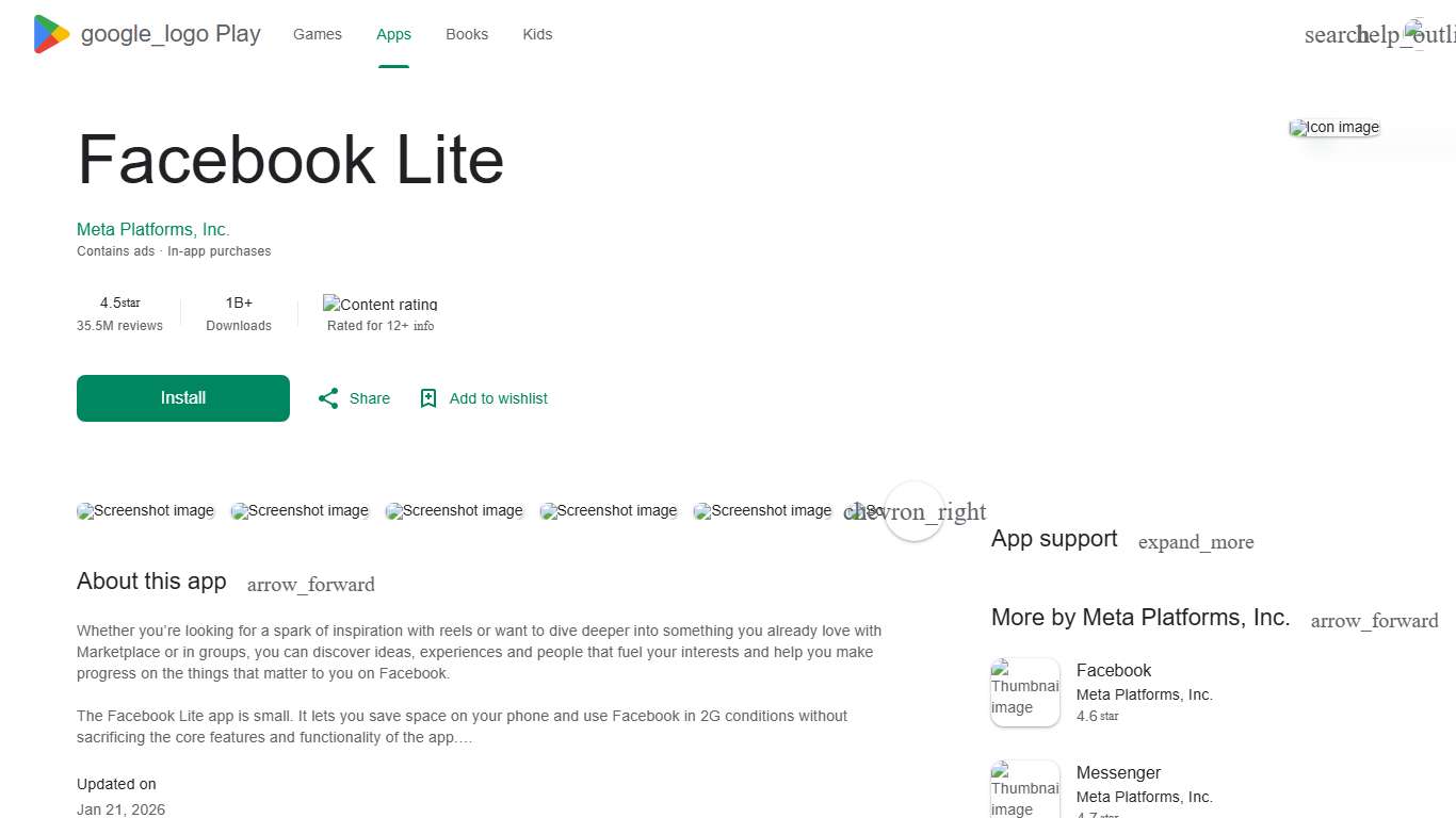 Facebook Lite - Apps on Google Play